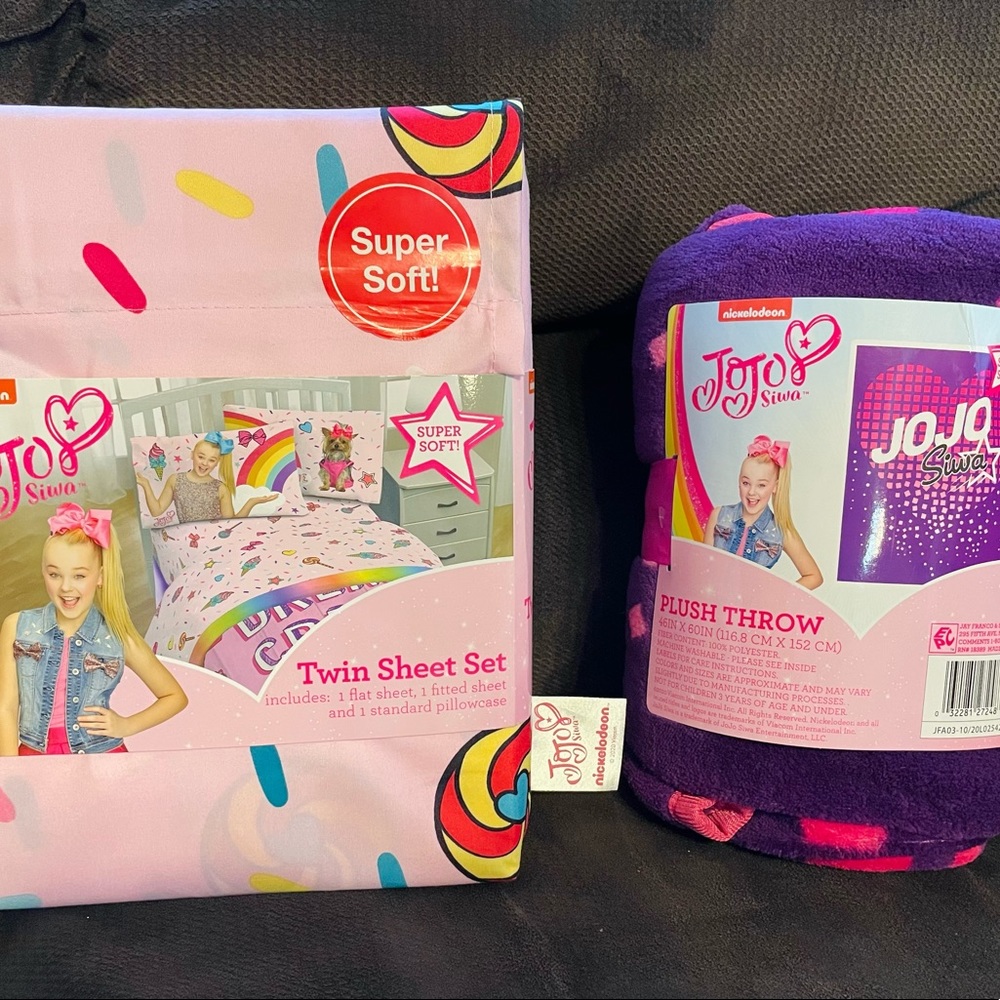 NEW JoJo Siwa Sheets Blanket Bedding